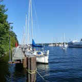 Kiel-Holtenau - Hafen an der Schleuse